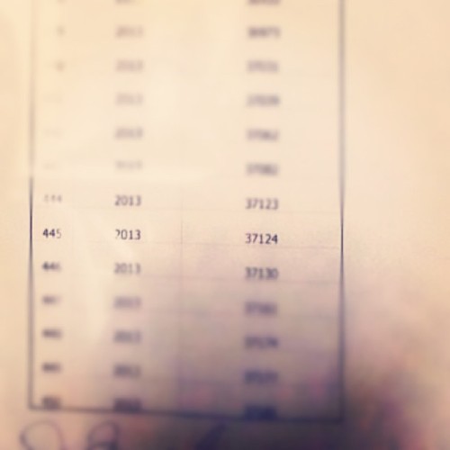 2013-37124! Hola!! #UST #Medicine #results #USTFMS #happy This is the applicant number I wrote down 