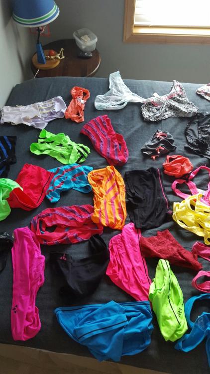 goddess-elizabeth:  goddess-elizabeths-sissy:  Goddess Elizabeth threw all of my male underwear into the fireplace today.  From now on, if I’m allowed to wear panties, it is always women’s lingerie.  She calls me every morning and tells me what