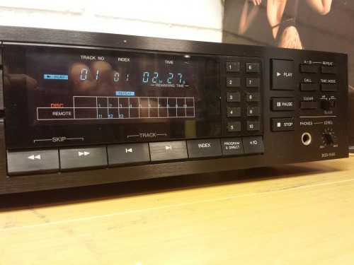 Denon DCD-1500 PCM Audio Technology / Compact Disc Player, 1986