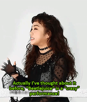 koreanmusicals: If you could describe Beetlejuice in one word, what would it be?장민제 Jang Min Je and 