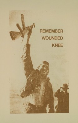 distributedaccesscontrolsystem:Bobby Onco, an activist in the American Indian Movement (AIM) and member of the Kiowa Tribe of Oklahoma, at the 71-day occupation of Wounded Knee on South Dakota’s Pine Ridge Reservation in 1973.