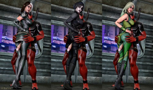 Deadpool GirlsRogue HD - Domino HD - Vertigo HD 