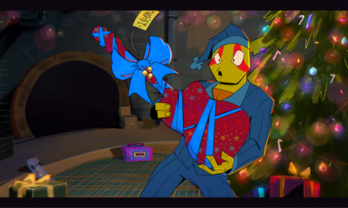 Oh, He Got Up First Again (he Wasn't Actually Asleep Yet) And Grabbed The Gift But Who Gave Him This