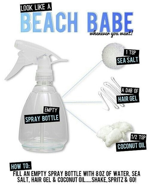 Porn Pics beautytipsadvice101:  DIY sea salt hair spray