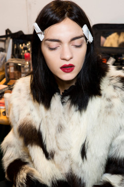 oncethingslookup:  Magda Laguinge backstage