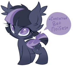 batponyecho:Concerned Bat Noises by StarlightLore 