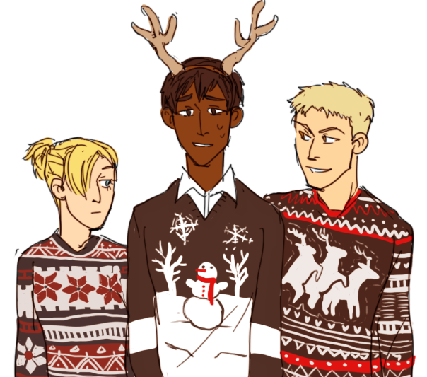 falloutboyonboy:  tis the season for warm comfy sweaters i spent like 200 years longer