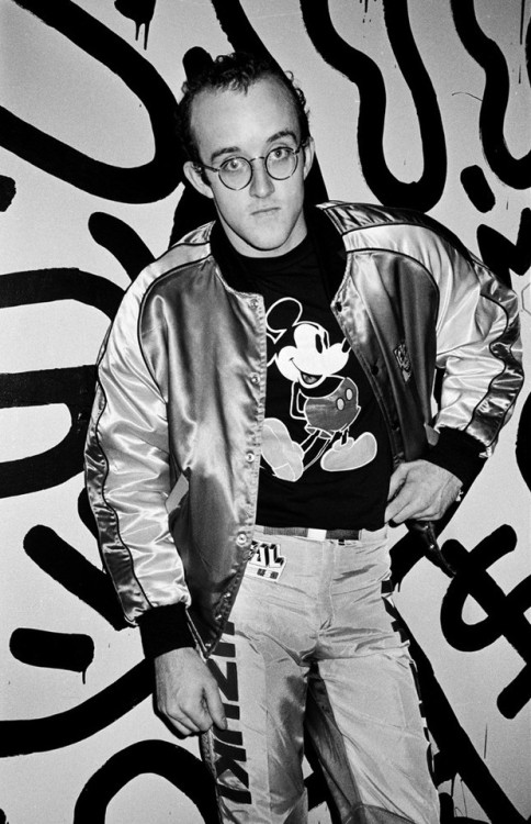 joeinct: Keith Haring, New York, Photo by Roxanne Lowit, 1985