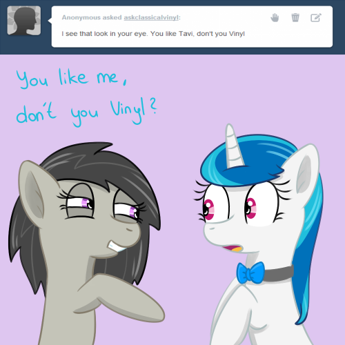 youobviouslyloveoctavia:  askclassicalvinyl:  Octavia, you’re really weird sometimes..  OTP  X3 Yesssss <3