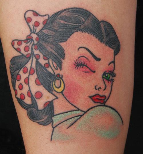 eddiegreaser:  Pinup Tattoo… 