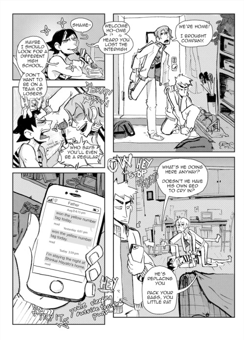 Read right to left, manga style (this was also printed in japanese)A comic I did back in 2017 for a 