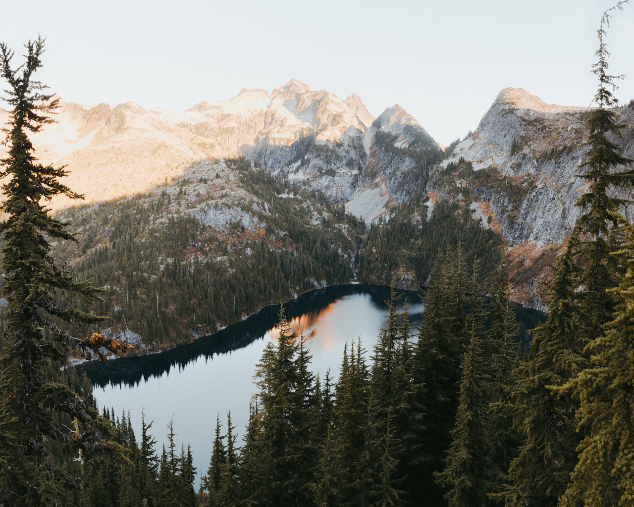 youseethenew:Sunrise hikes with big Maple Leaves, Washington State || IG: BToneVibes 