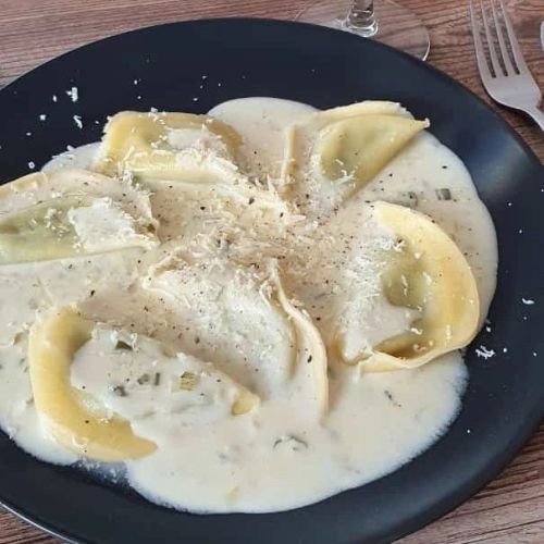 Tortellini Ricotta-Spinat Mit Kse-Soe #sommer #tortellini #ricotta #spinat #bestefreundin #lecker (hier: