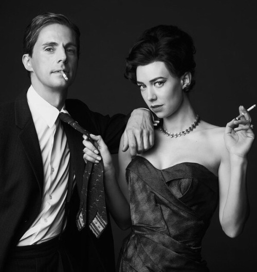 rosalyn51:Vanity Fair exclusive character portraits of The Crown Season 2. Matthew Goode and Vanessa