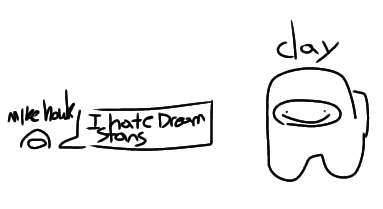 Yeah So I Got Called A Dream Stan In Among Us For Having The Name "Clay" LMAO