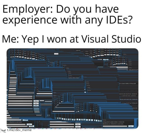 This experience is priceless by linegel www.reddit.com/r/ProgrammerHumor/comments/g9c94o/thi