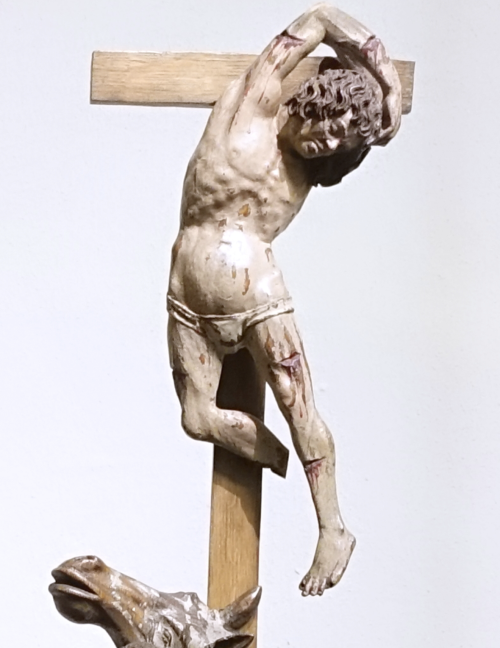 Crucifixion (c. 1430). Detail.@ Schnütgen Museum.