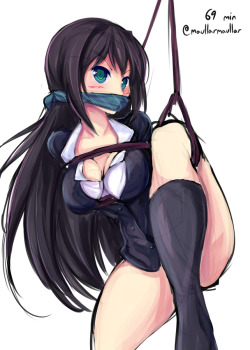 maullart:  Quickie of iDOLM@STER Cinderella Girls’s Rin Shibuya… or should I say Rin Shibari?