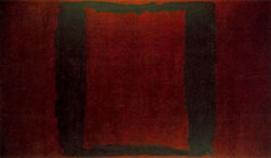 dailyrothko: Mark Rothko, Mural, Section 3, 1959, 266,7 x 457,2 cm