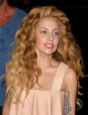 thatboyisamonnster:   Lady Gaga leaving rehearsals in New York City earlier. 