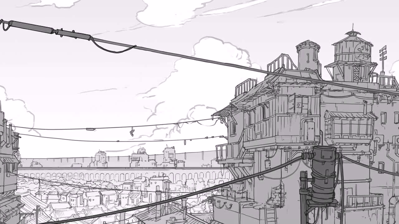 benditlikekorra:   Ba Sing Se background designs in Book 3 of The Legend of Korra