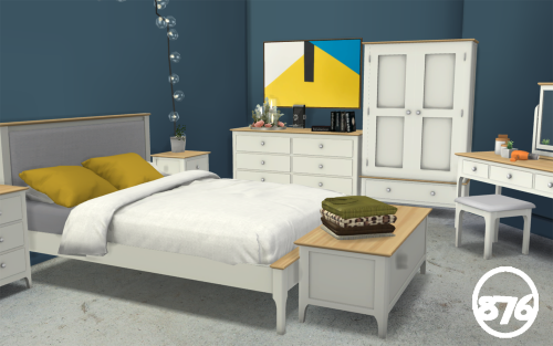 Oslo BedroomBuy items feature:Basegame compatibility11 meshes in total with 15-20 wood and colour op