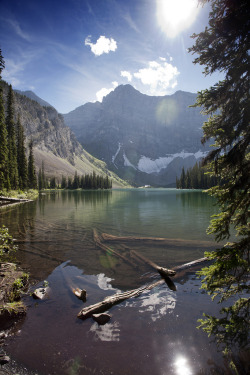 brutalgeneration:  Rawson Lake with Mt Sarrail,