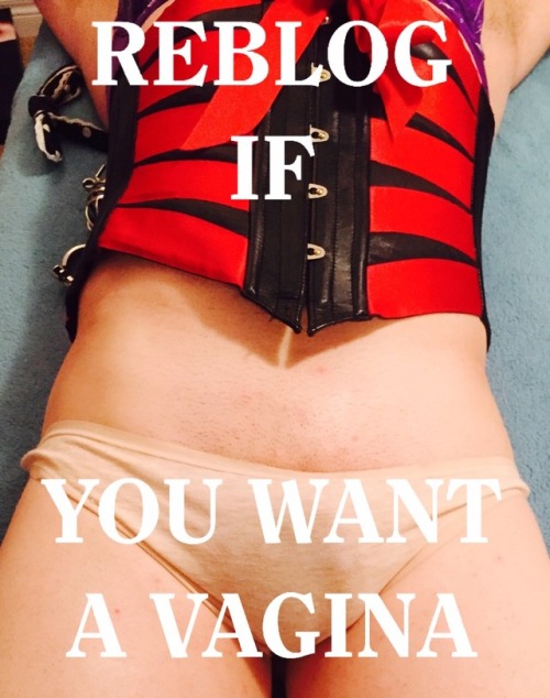 chastity-queen:Do you want a vagina? Mistress removed the chastity cage, then used Play Doh and made