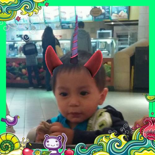 My Little Unicorn Sebastian #unicorn #snapchat #lipix (at Eastridge Mall,San Jo)