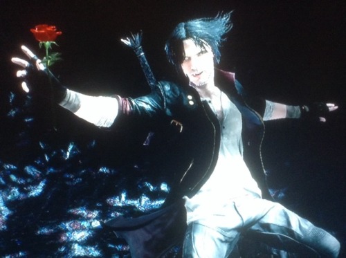 Dante’s secret red rose move I pressed taunt while in the air to see if anything happened and 