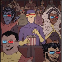 #xmen #colossus #wolverine #nightcrawler #cyclops #storm #movienight