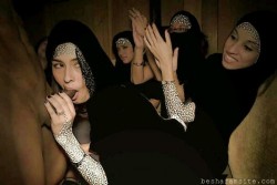 desidaru:  Arab Bitches with Niqab Covered Bachelor PartyAmateur Arab Muslim housewives sure know how to suck dicks, Horny Syrian Housewife Stripping in…View Post