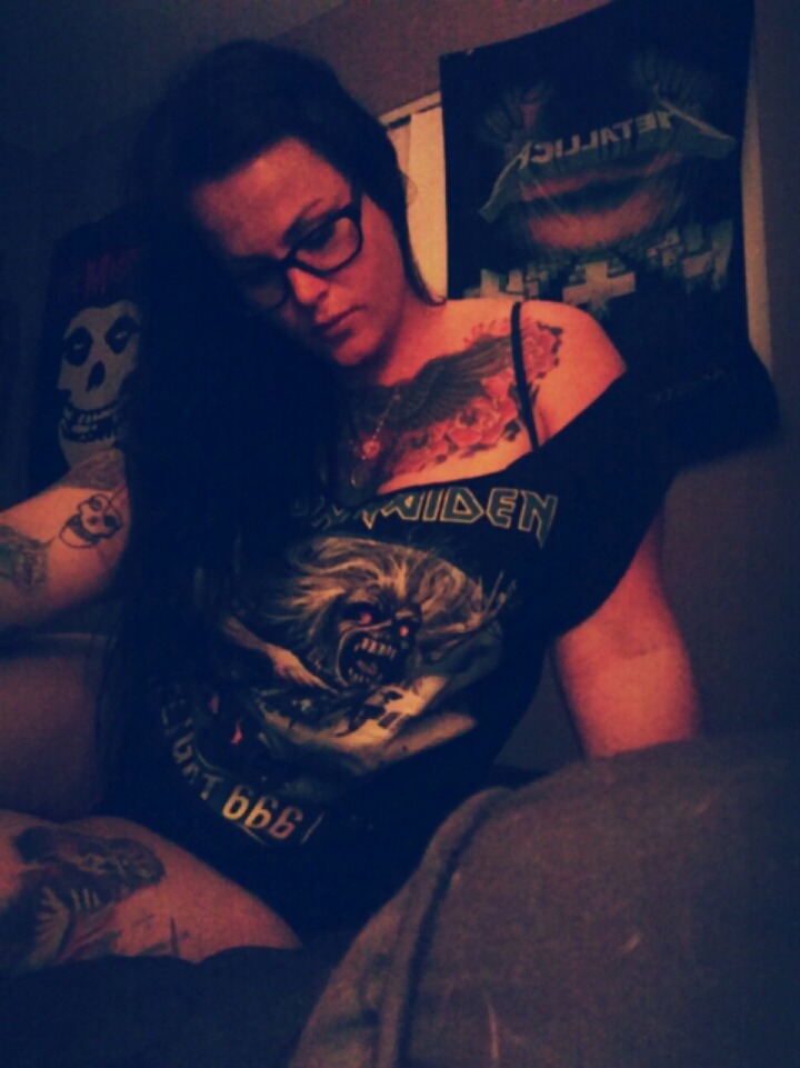 erinalkaline:  Flight 666  Sexy metal chick!!!
