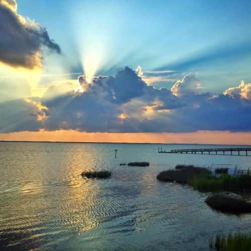 Sunset over the Sound. Duck, NC - 2015