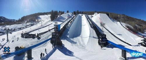 The halfpipe was groomed in the clear mountain air, with dreams we soon would be there. #thatrhymes