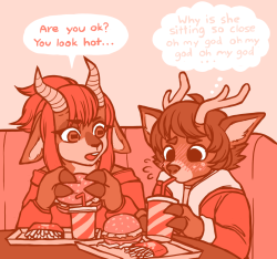 Polonte:goat Girl And Deer Girl’s First Date &Amp;Lt;3 Cute~