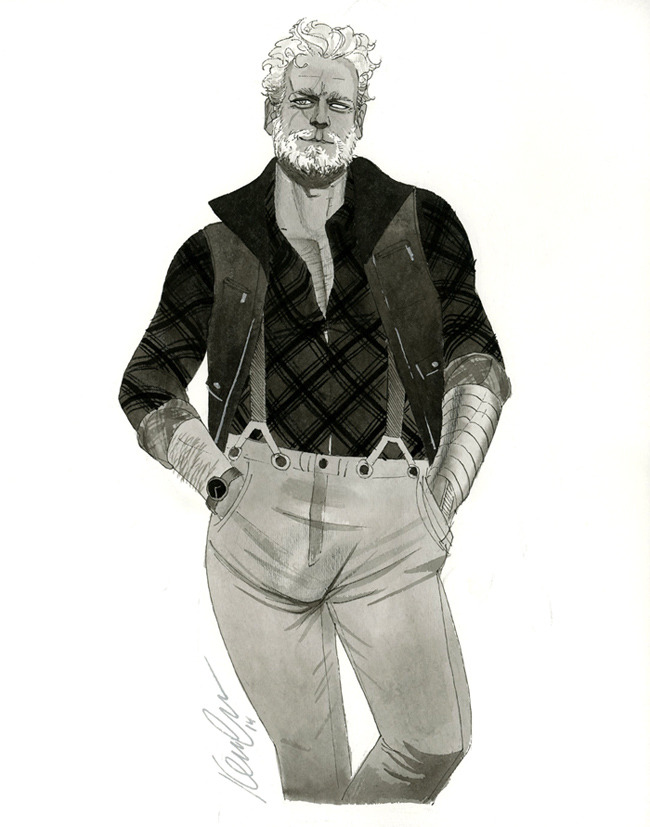 kevinwada:  Cable HeroesCon 2014 sketch I kept talking about this Cable, I might