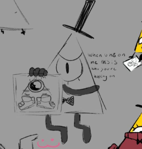 BILL CIPHER DOODLE DUMPSCARE