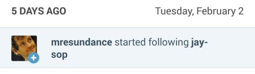 I was gone for 2 weeks and look what happened!!  @mresundance is following me???!  I am a big dork and you have just made my day by following my tiny humble blog XD