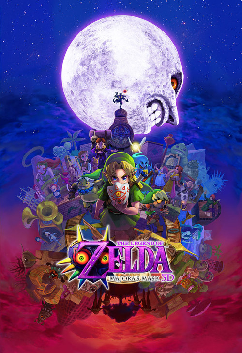 savagepiss: tinycartridge: Majora’s Mask 3D boxart and artwork ⊟ Oh wow all of this looks
