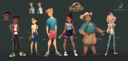 Camp Cretaceous Concept Art My Beloved
