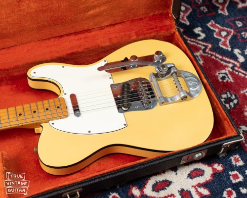 bushdog:Fender Telecaster Custom 1968 Blond / Black Binding Guitar For Sale True Vintage Guitar