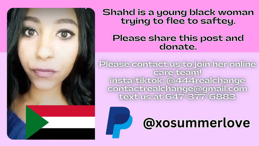 Donate to Help Shahd escape war in Sudan, organized by Real Change