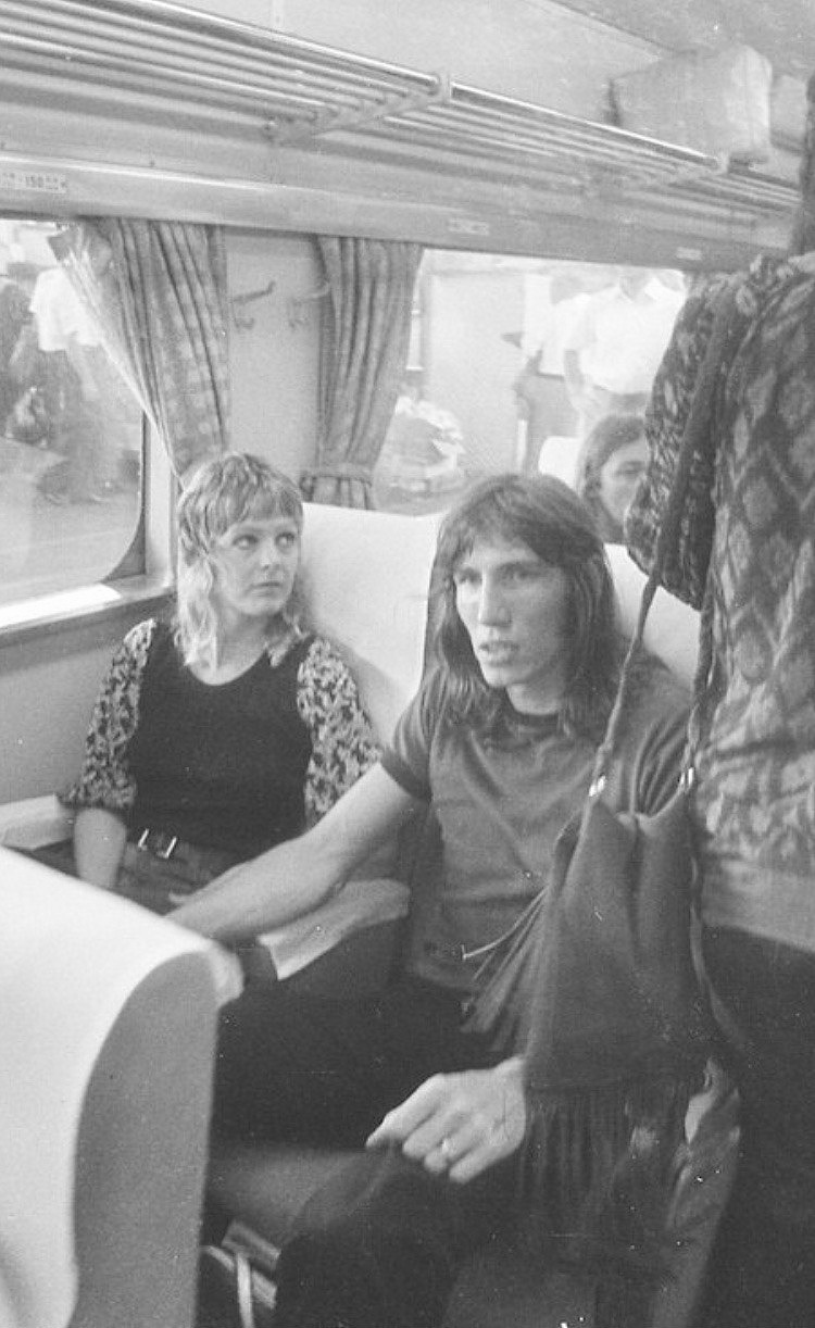 more — Roger Waters with Judy. Pink Floyd, Japan Tour...