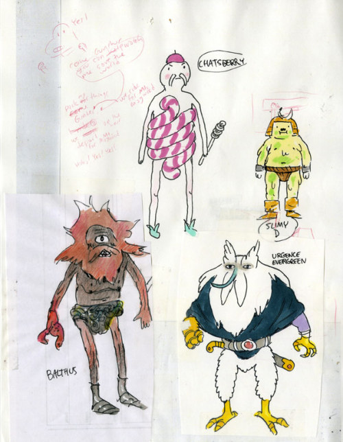 XXX Evergreen concept drawings by writer/storyboard photo