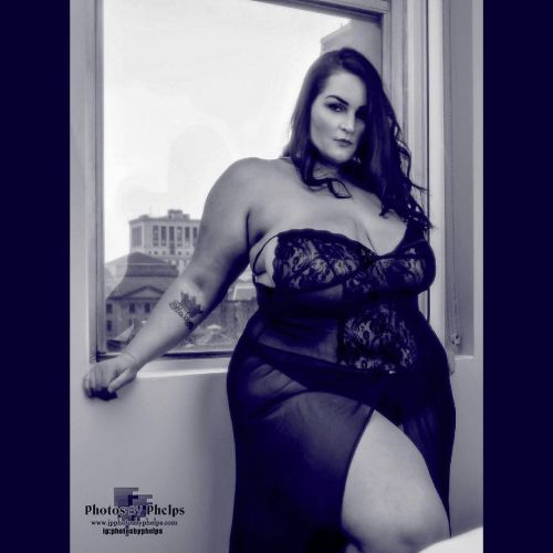 For me, wearing lingerie isn&rsquo;t about anyone else but me. If I dressed for others I would be a miserable person. Ashley Graham @ashleygraham  Model @heavenlydmise86  Lingerie @adoreme #photoshoot #photosbyphelps #curves #seductive #thick #plusmodel