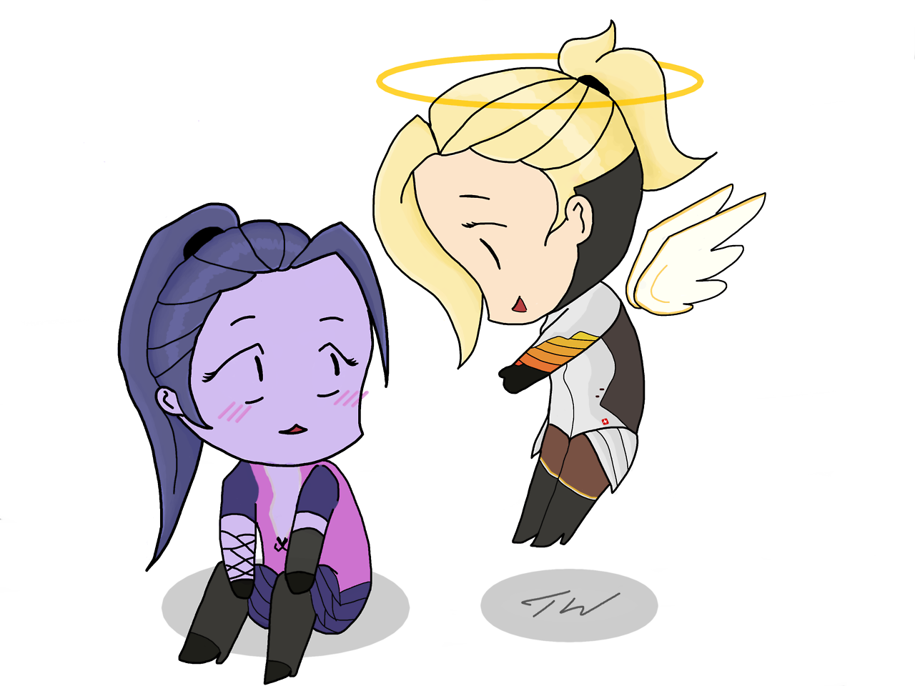 trupiawdowa:It supposed to be a chibi style____Mercymaker, i guess so____for: @gay-for-pharmercy
