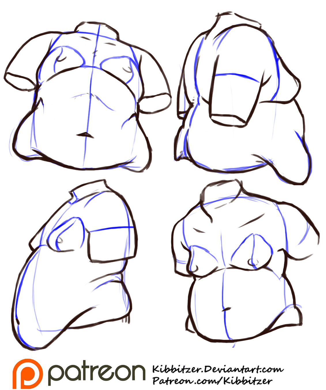 Featured image of post Anime Thick Female Drawing Base The body torso hips chest and back