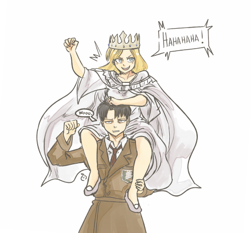 blamedorange: all hail da queen (and her royal piggyback)