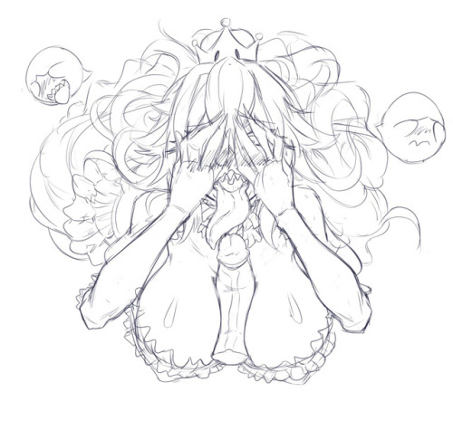 plasmidhentai:  rough sketches for my Halloween fanart!